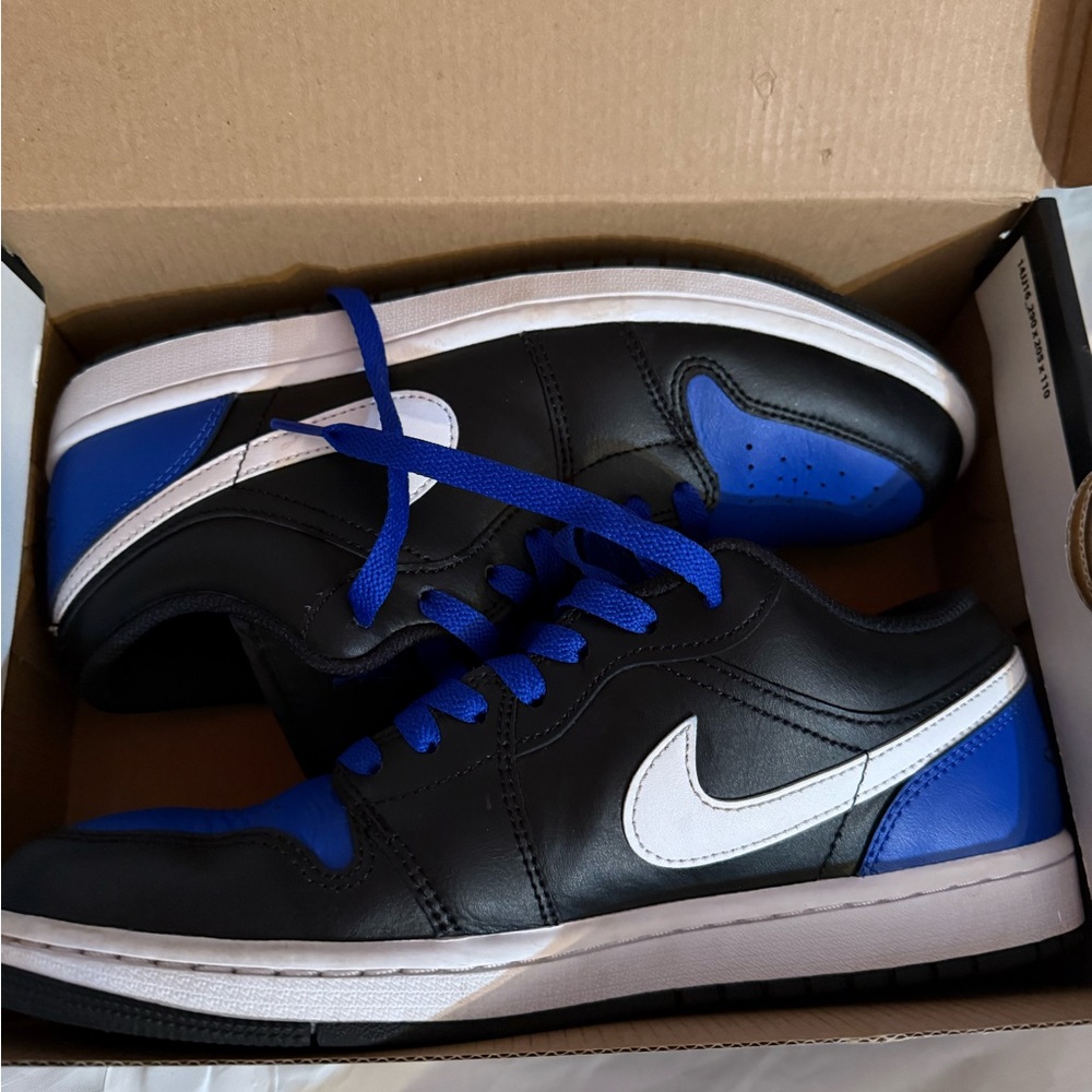 Nike Black and Blue Men's Sneakers